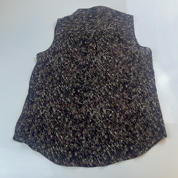 Theory 100% Silk Printed Blouse S127-58 - Picture 4 of 4